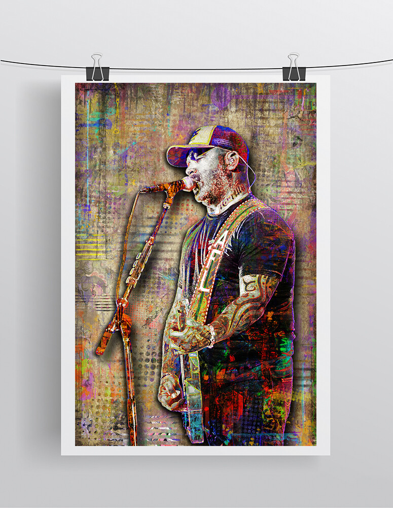 Aaron Lewis Staind Tribute Poster AARON LEWIS COUNTRY Print Free Ship Us