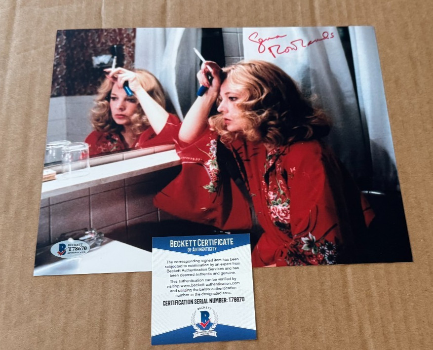 Gena Rowlands 8×10 Signed Photo Beckett COA HAND SIGNED #3