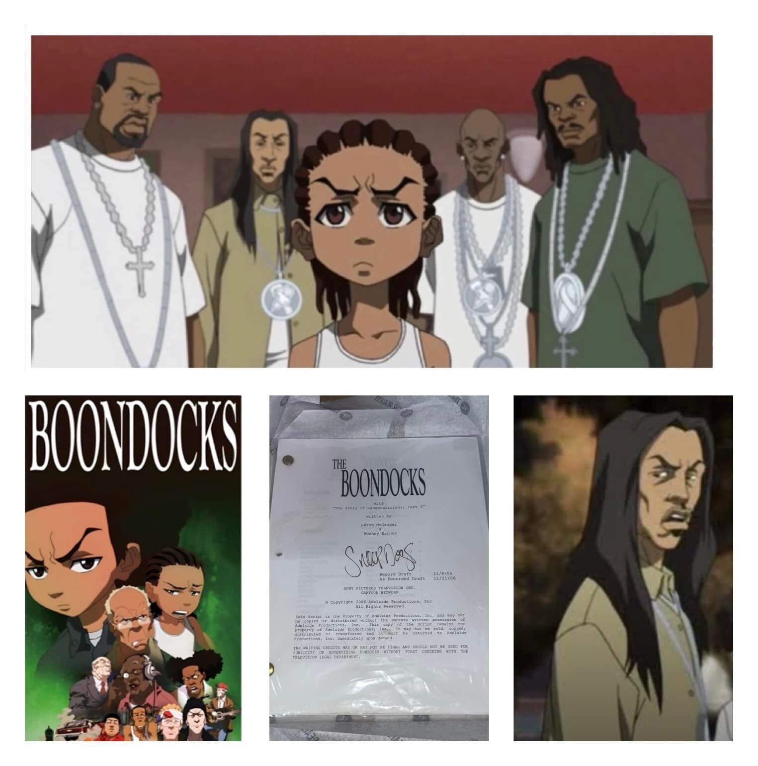 The Boondocks PRODUCTION USED SCRIPT EP 215 “Story of Gangstalicious Pt 2”