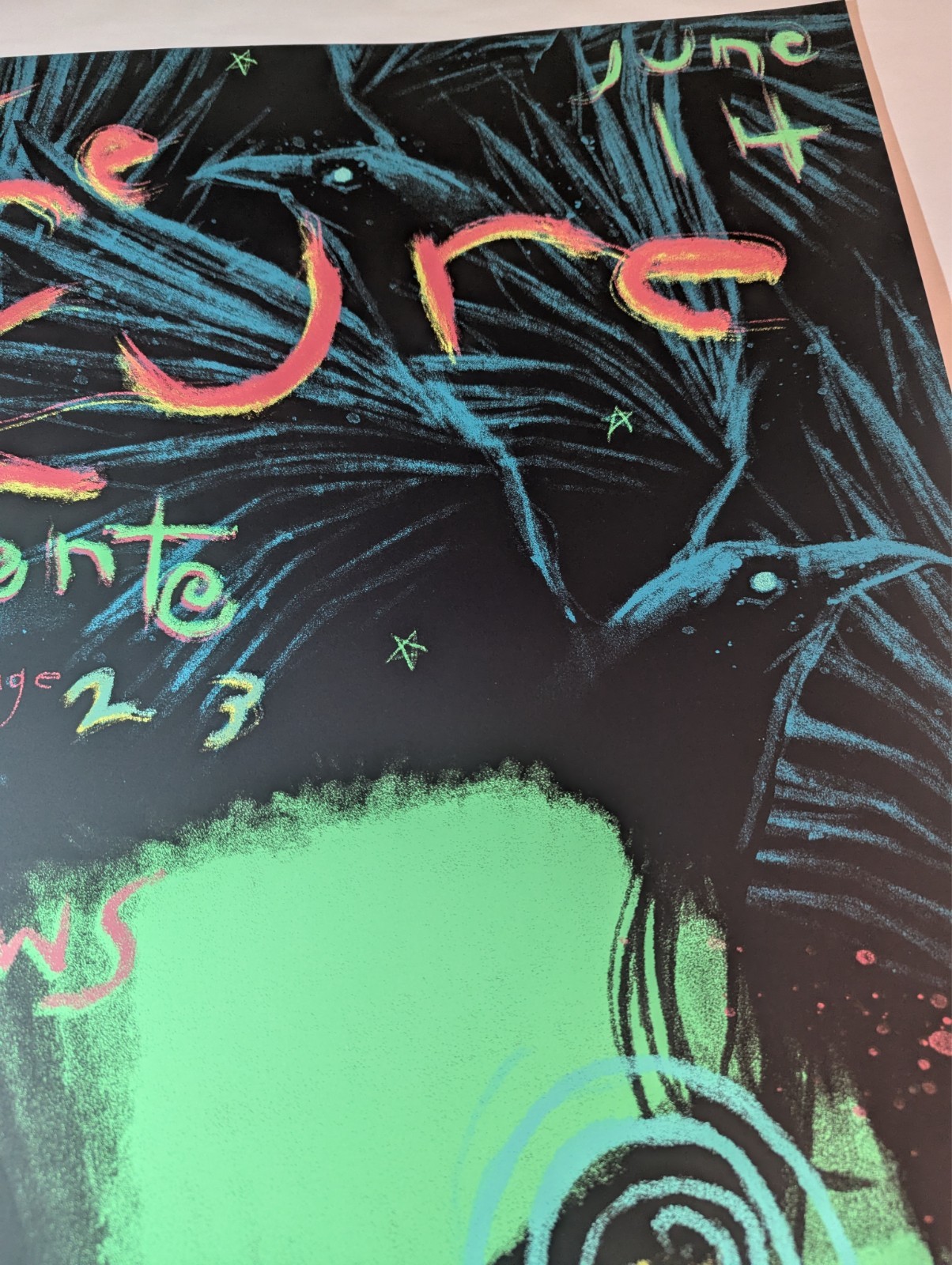 THE CURE LOST WORLD TOUR POSTER – 6/14/23 TORONTO #992/2750 MATT RYAN TOBIN ART