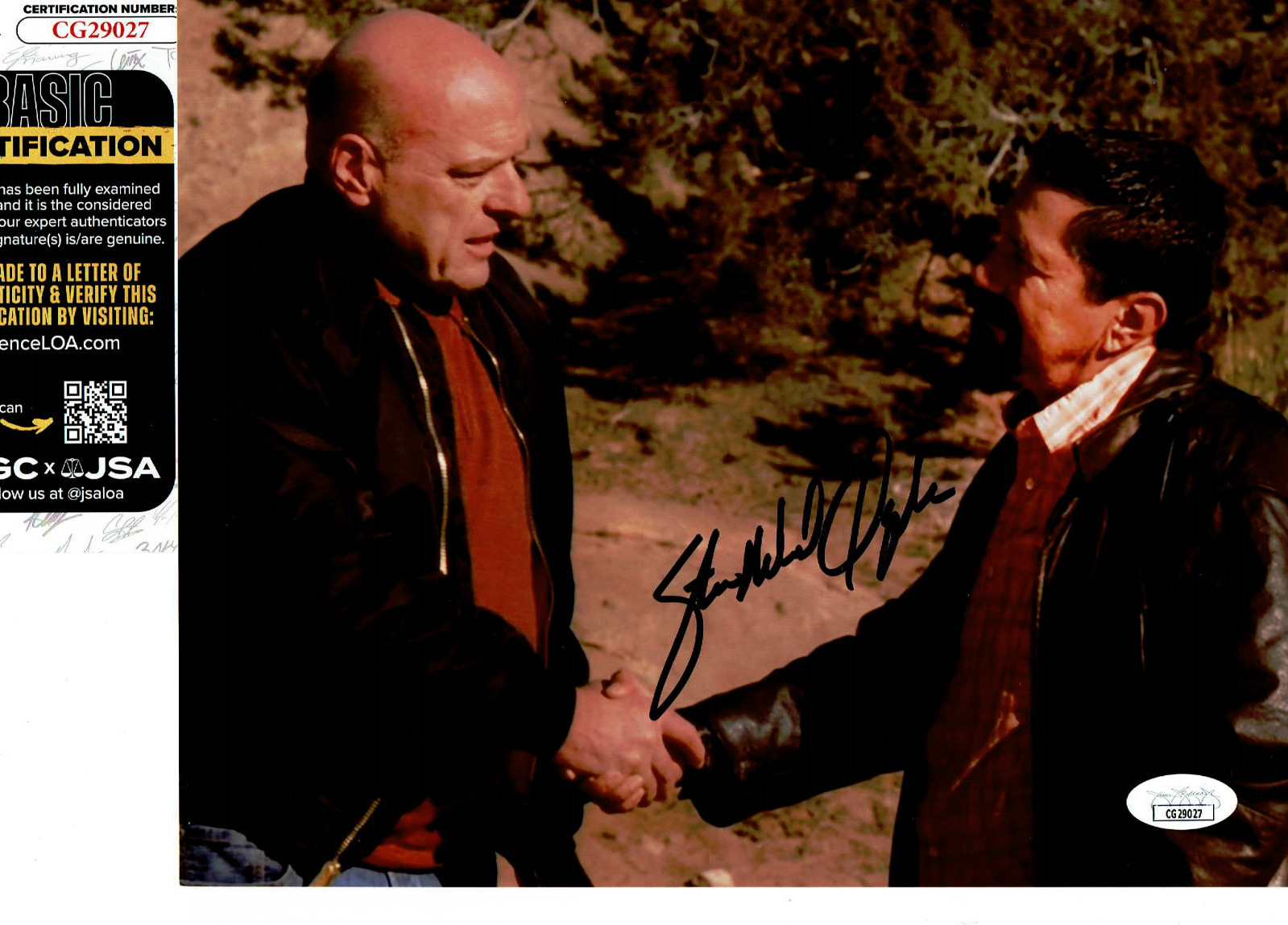 Breaking Bad Steven Michael Quezada Autographed 8×10 Photo Gomie JSA Certified