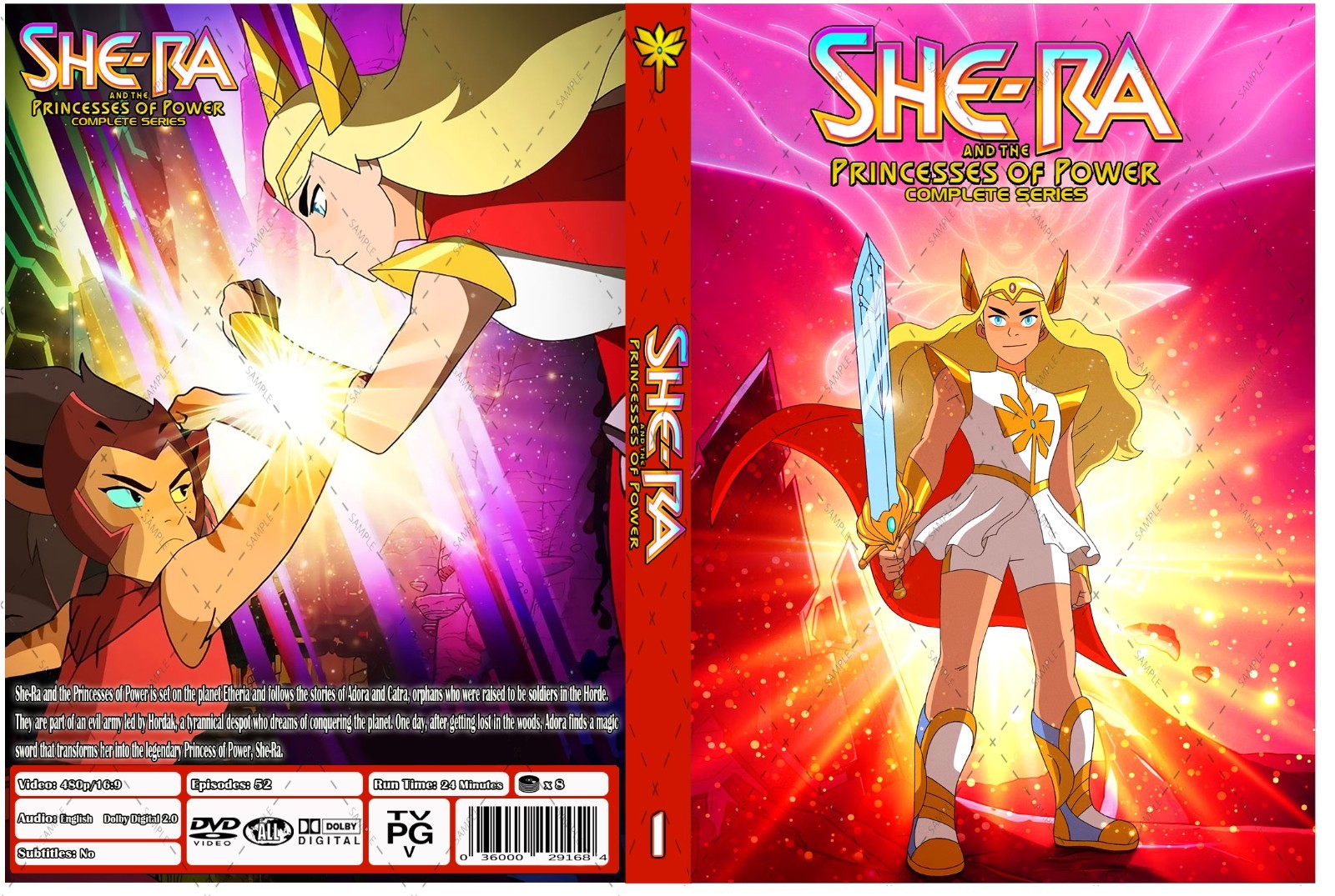 Animated Collection She-Ra and the Princess of Power with English Audio