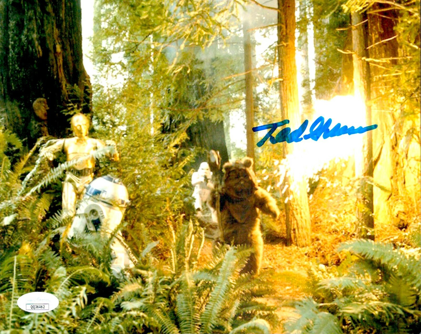 TED GROSSMAN Signed 8×10 Photo STAR WARS In-Person Autograph JSA COA Cert
