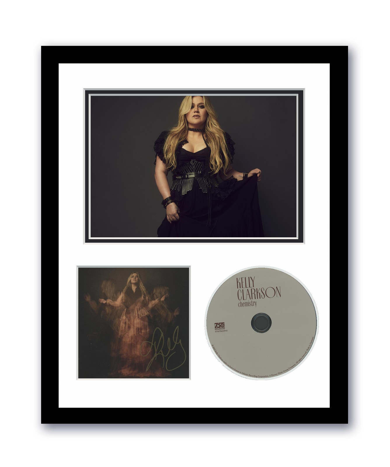 Kelly Clarkson Autographed Signed 11×14 Custom Framed CD Photo Chemistry ACOA