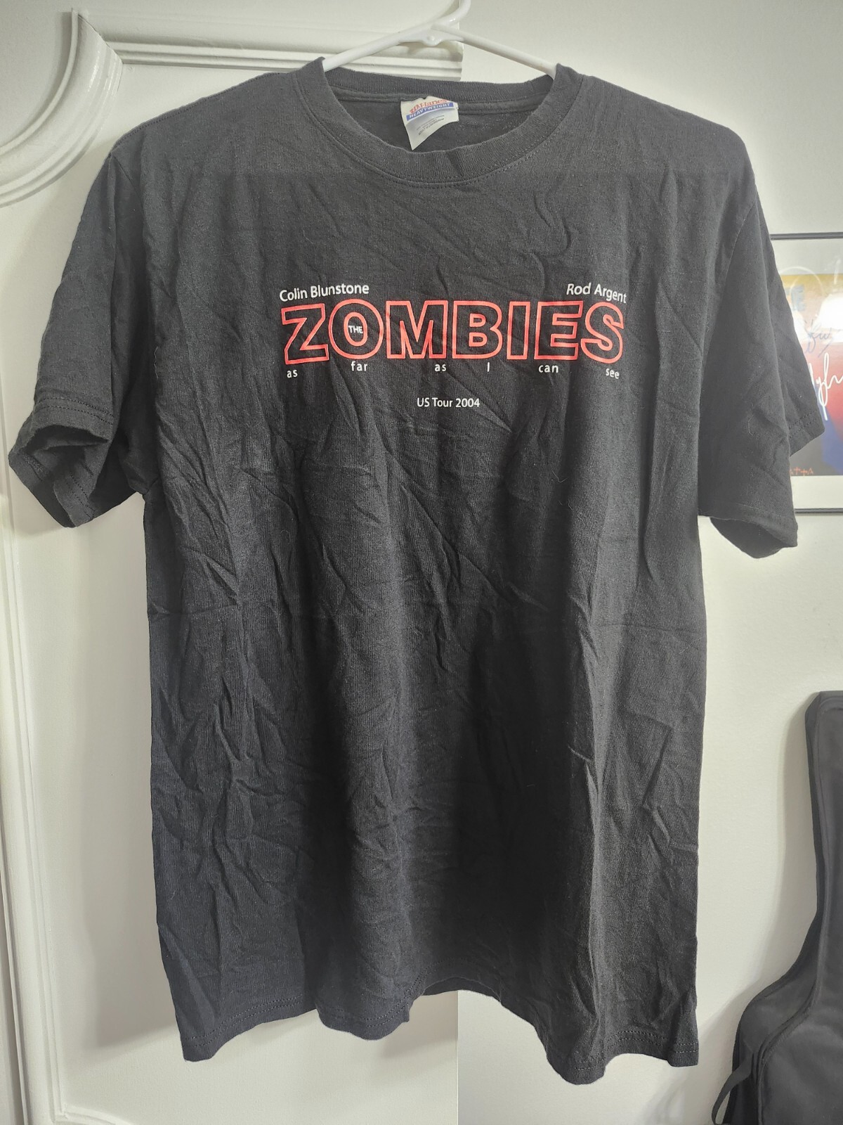The Zombies RARE US Tour 2004 Med Concert Shirt Colin Blunstone Rod Argent COOL!