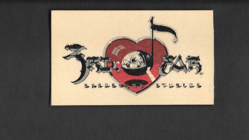 RICK GRIFFIN DESIGNED Original Business Card 3rd EAR RECORDING STUDIOS