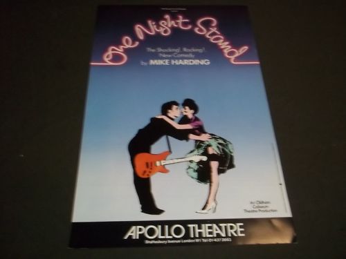 1981 ONE NIGHT STAND APOLLO THEATER POSTER MIKE HARDING – LONDON – P 208