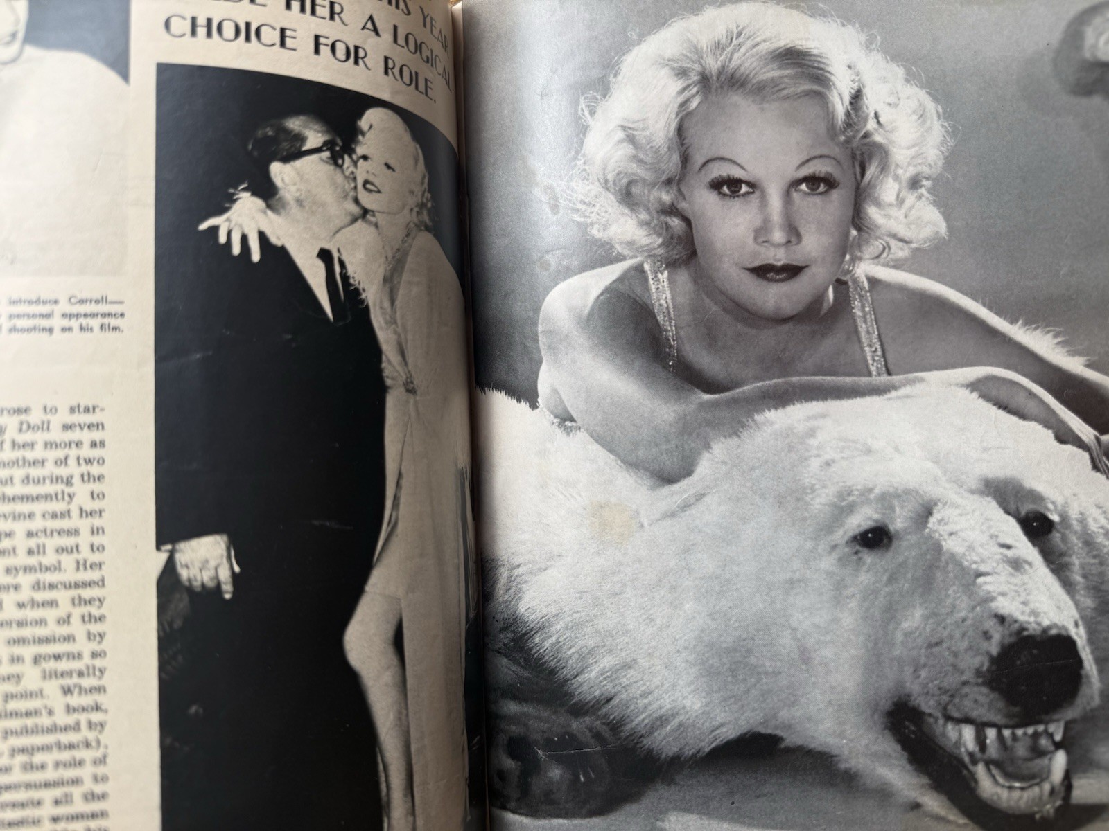 ⭐ Jean Harlow’s Life Story Magazine • Louella Parsons • 100+ Rare Photos 1950s