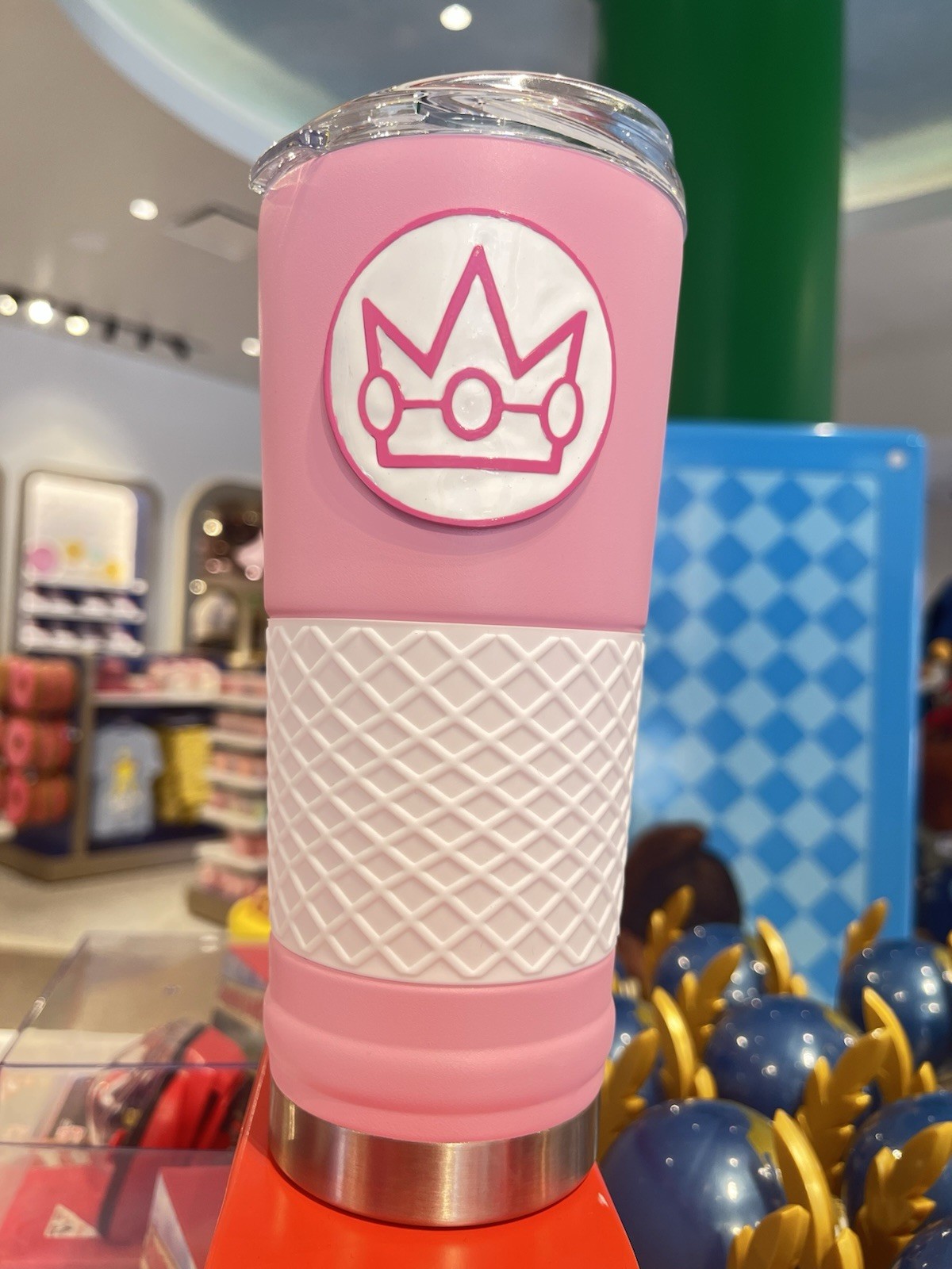 Universal Studios Super Nintendo World Princess Peach Insulated Tumbler New