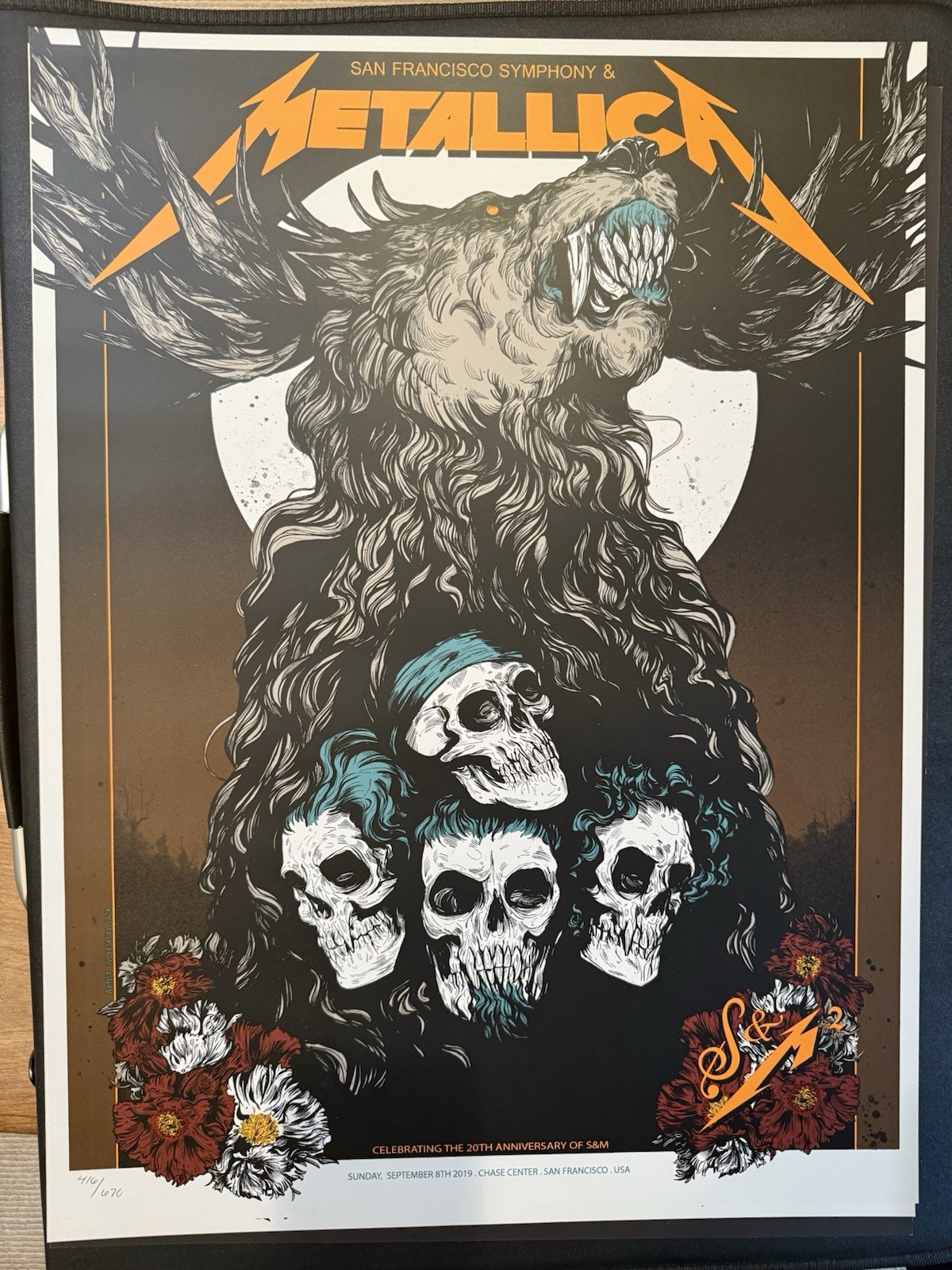 Metallica S&M 2-Night 2 Poster WollkfSkullJack SE