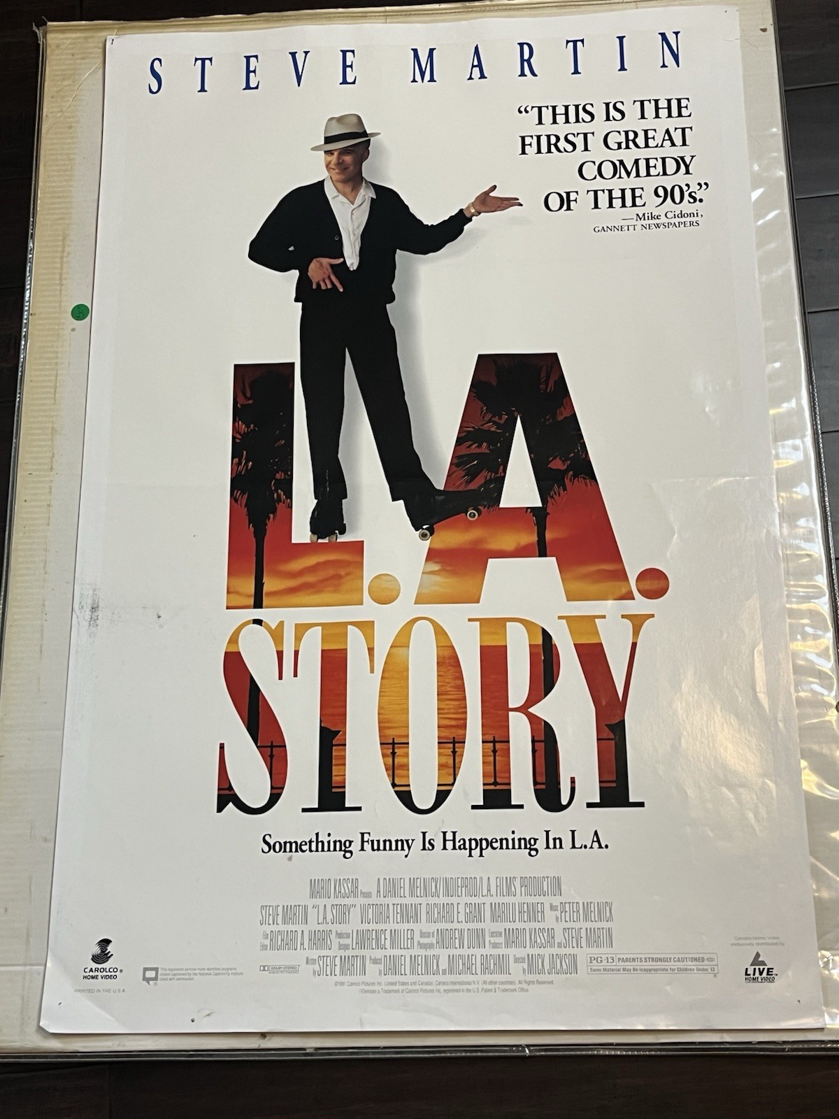 Vintage LA Story Steve Martin Movie Poster Man Cave Wall Decor Theater