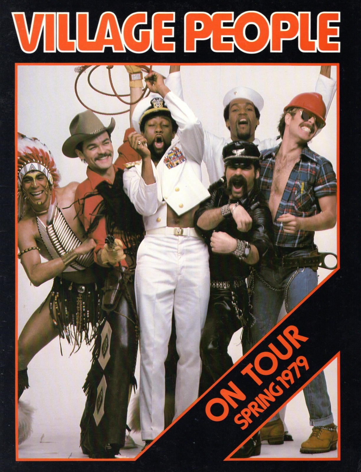 THE VILLAGE PEOPLE 1979 TOUR CONCERT PROGRAM BOOK-NEAR MINT TO MINT-GAY INTEREST