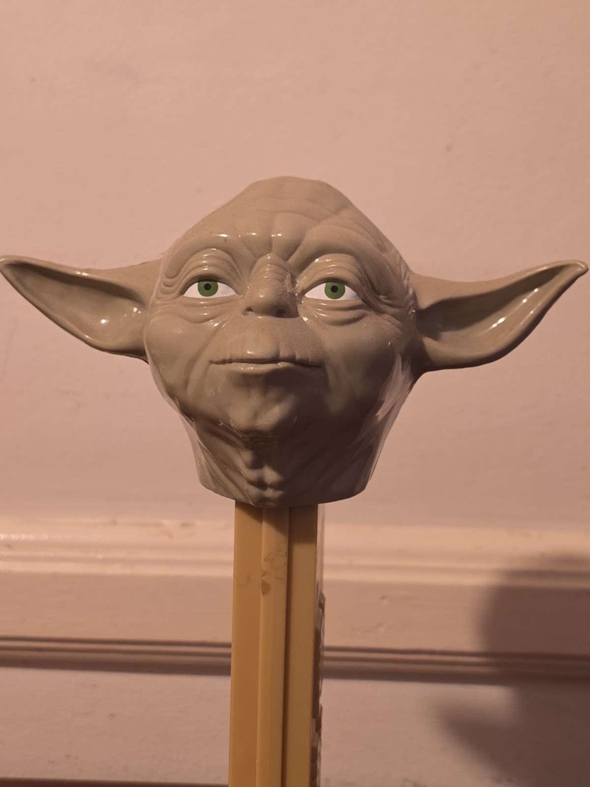 GEORGE LUCAS SIGNED YODA PEZ DISPENSER TOYOTA RACE CELEBRITY EVENT ORGANIZER
