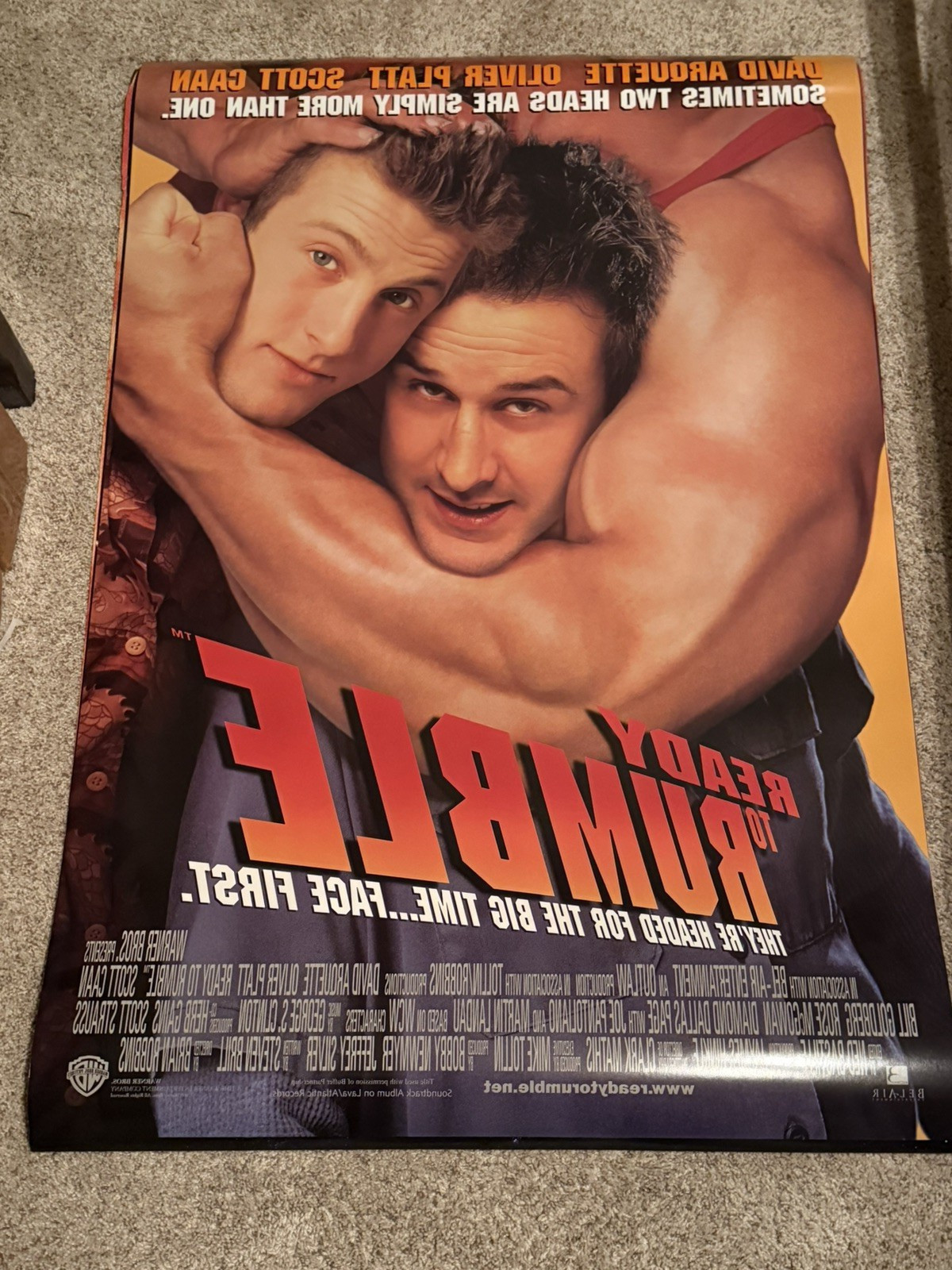 READY TO RUMBLE Original Rolled 27×40 DS 27×40 Poster David Arquette