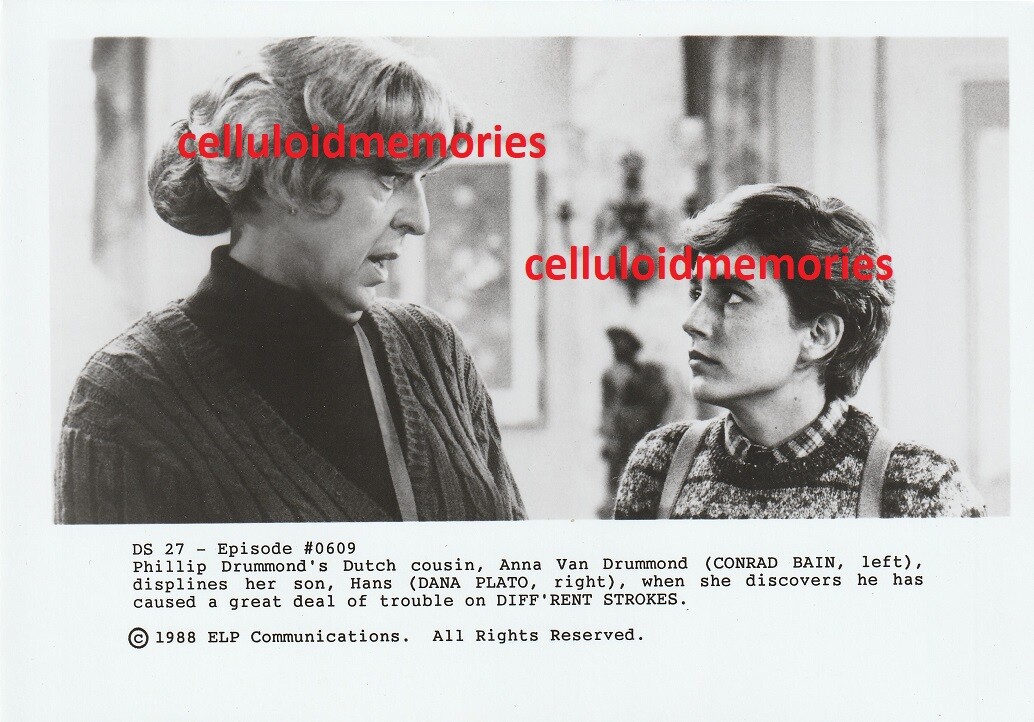 Original Photo Dana Plato Conrad Bain Diff’rent Strokes 1988
