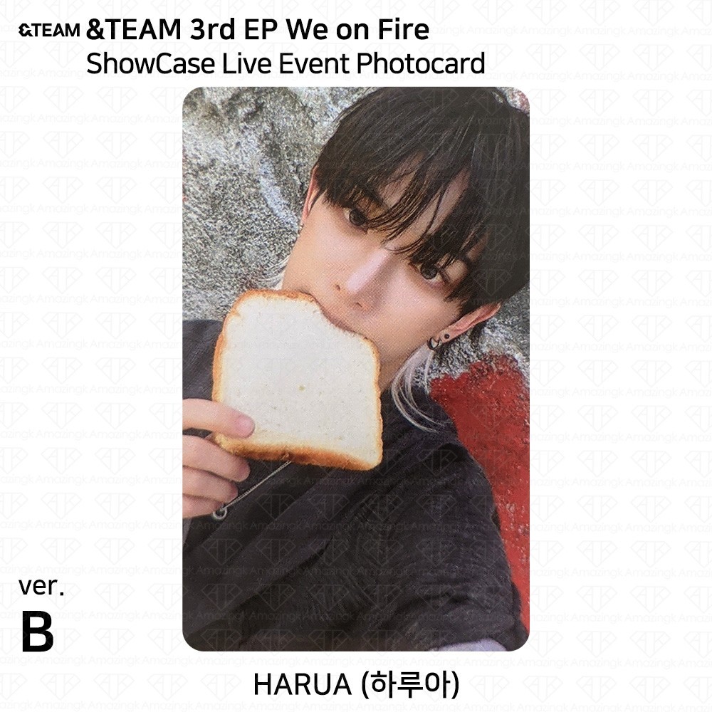 &TEAM 3rd EP Album We on Fire ShowCaseLive Event Photocard