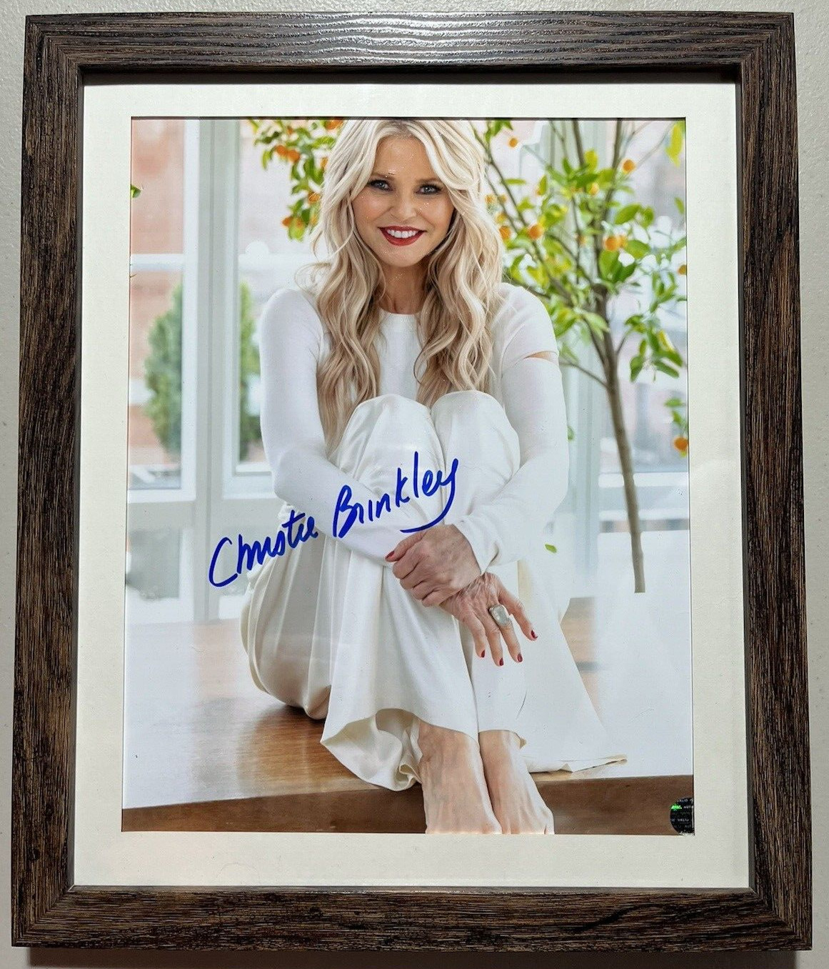 Christie Brinkley Signed 8×10 Photo Model Beckett Authentic Autograph COA