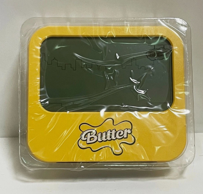 BTS TinyTan Butter Desktop Alarm Clock Animated LED Mood Light Kpop OFFICIAL