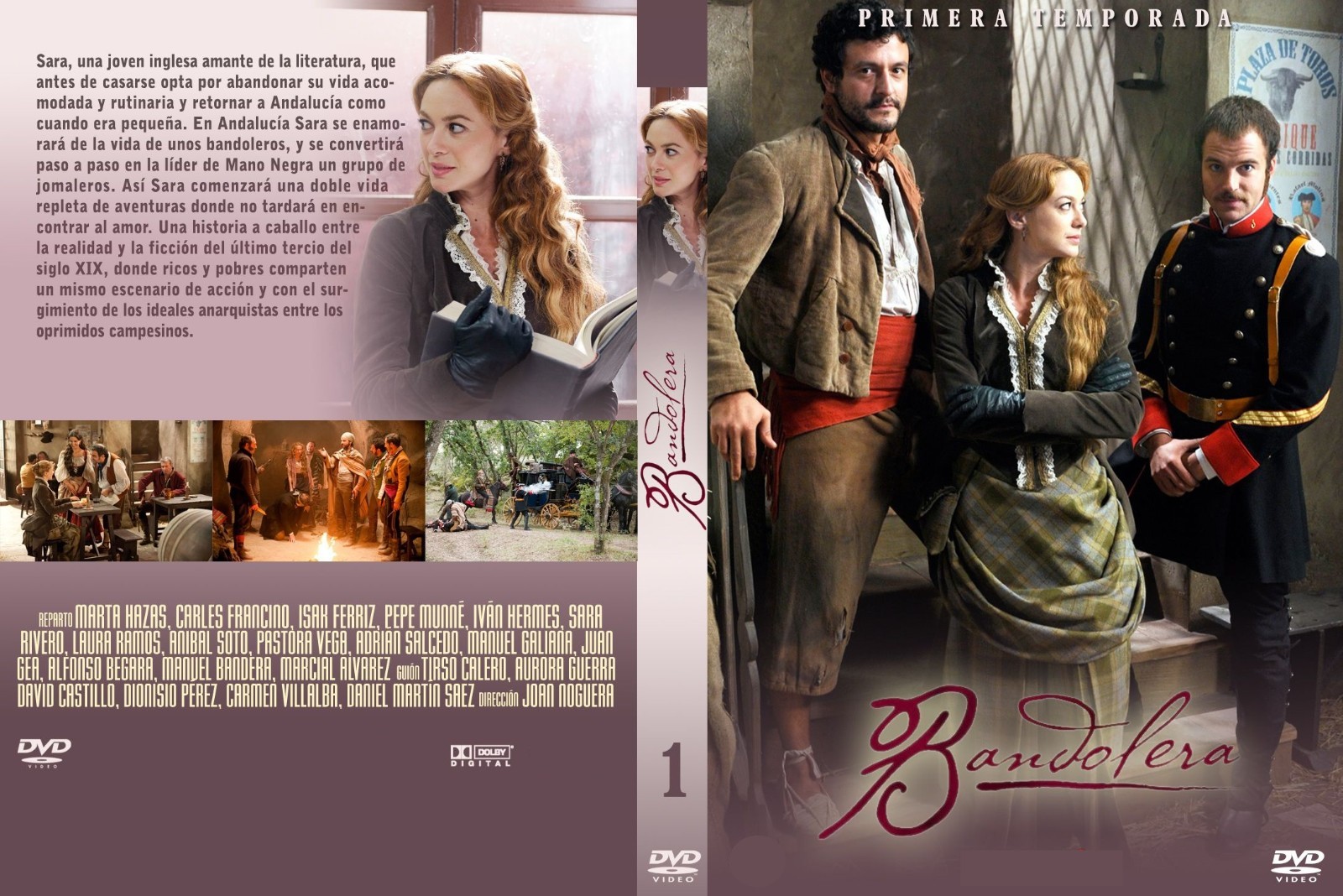 SERIE ESPAÑA, BANDOLERA, 1RA, 170 DVD/BOXES, 510 CAPITULOS, 2011-13