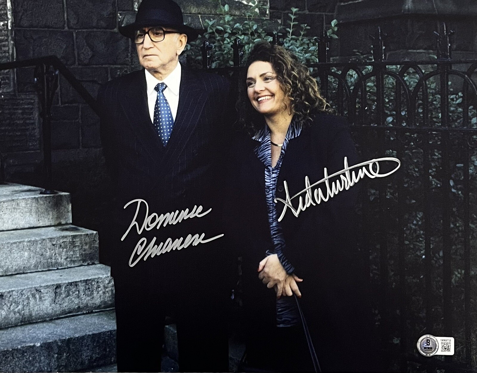 Dominic Chianese & Aida Turturro “The Sopranos” Dual Autographed 11×14 Beckett