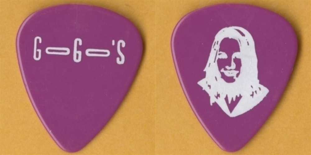 Go Go’s 1999 Reunion concert tour collectible Charlotte Caffey stage Guitar Pick