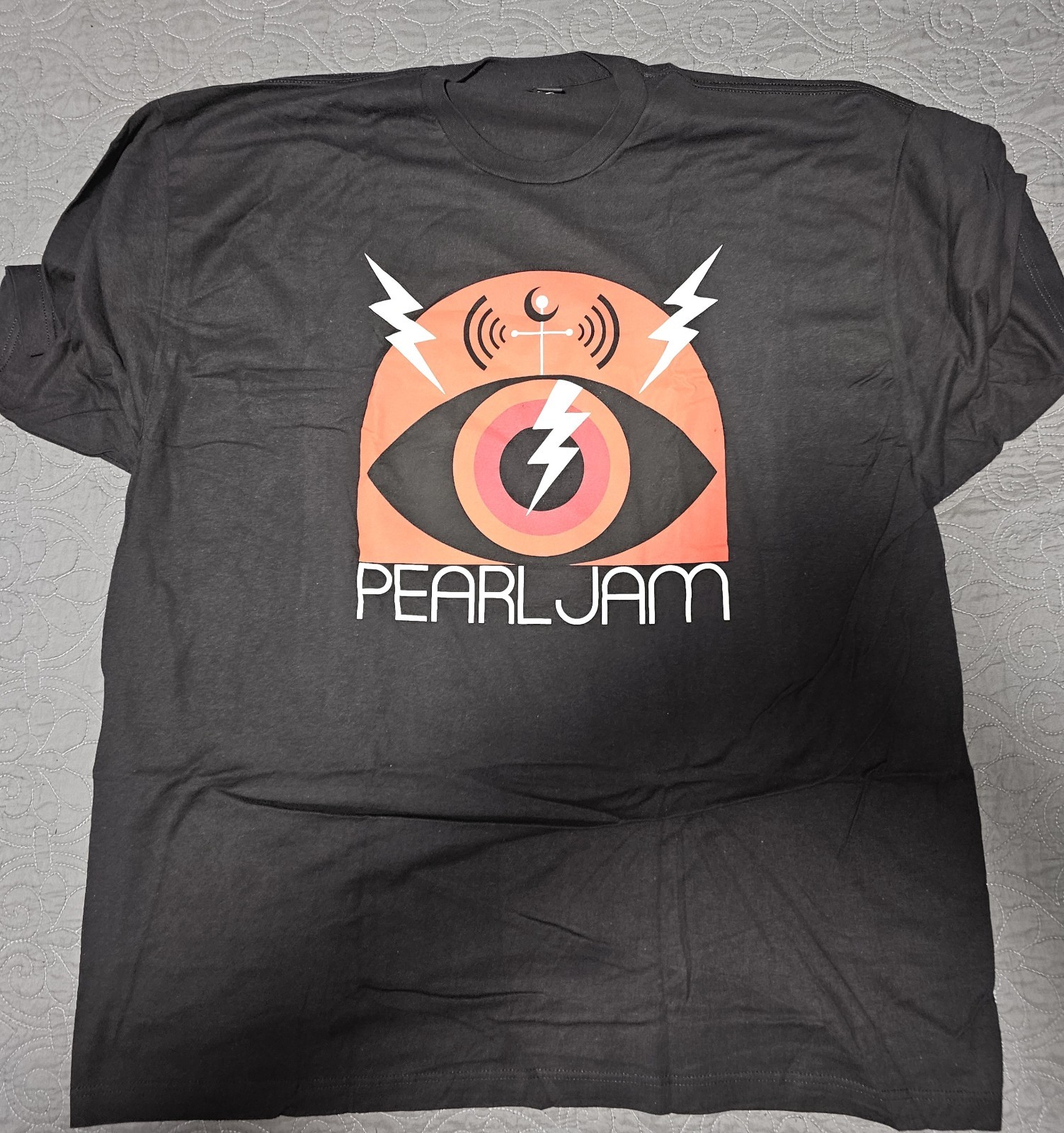 Pearl Jam Lightning Bolt Concert Tour T-Shirt Size 3XL 2013 Black Red xxxl Nwot
