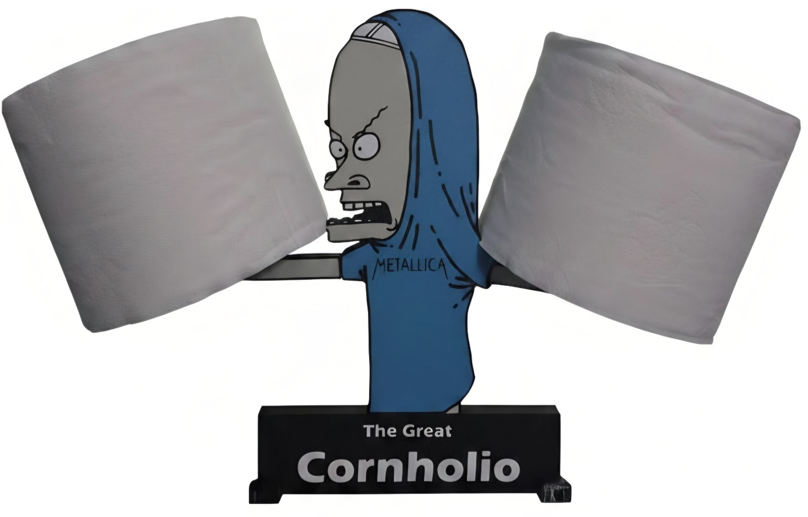 Great Cornholio TP Holder – Beavis and Butt-Head – Metallica Edition