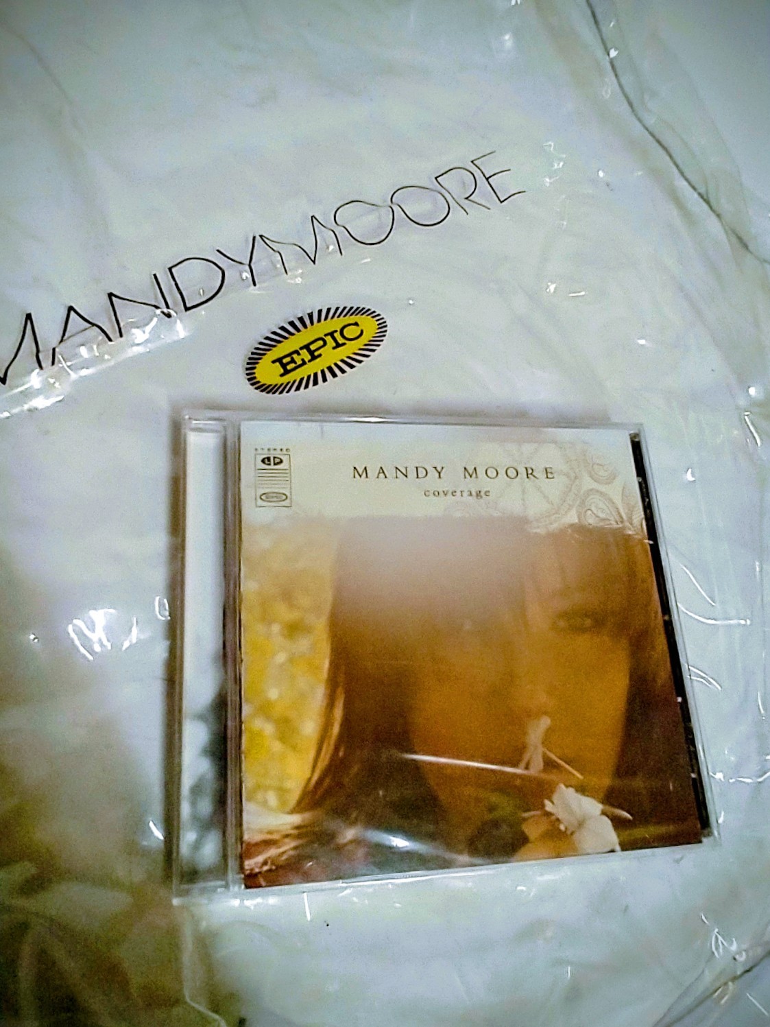 Mandy Moore (This is Us) Water-resistant Promotional Only Tote Bag & Coverage CD