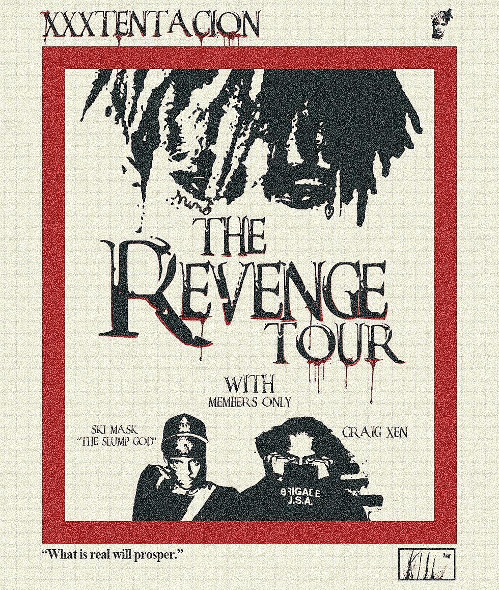 XXXTENTACION / SKI MASK / CRAIG XEN “THE REVENGE TOUR” 2017 USA CONCERT POSTER