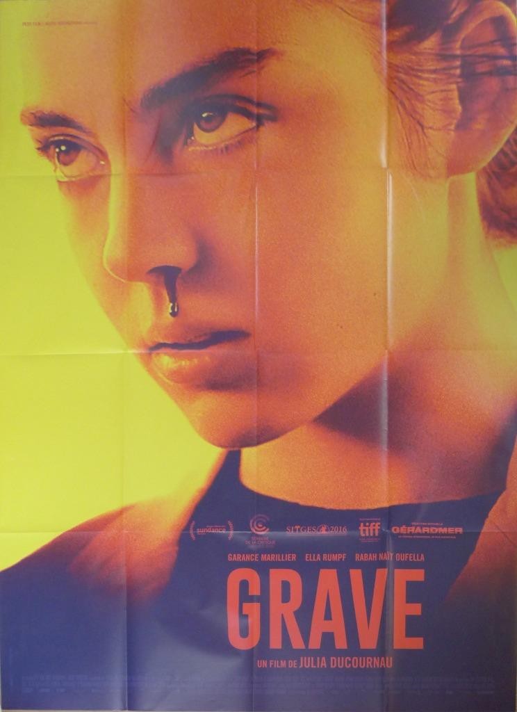 GRAVE / RAW – JULIA DUCOURNAU – HORROR – ORIGINAL LARGE FRENCH MOVIE POSTER