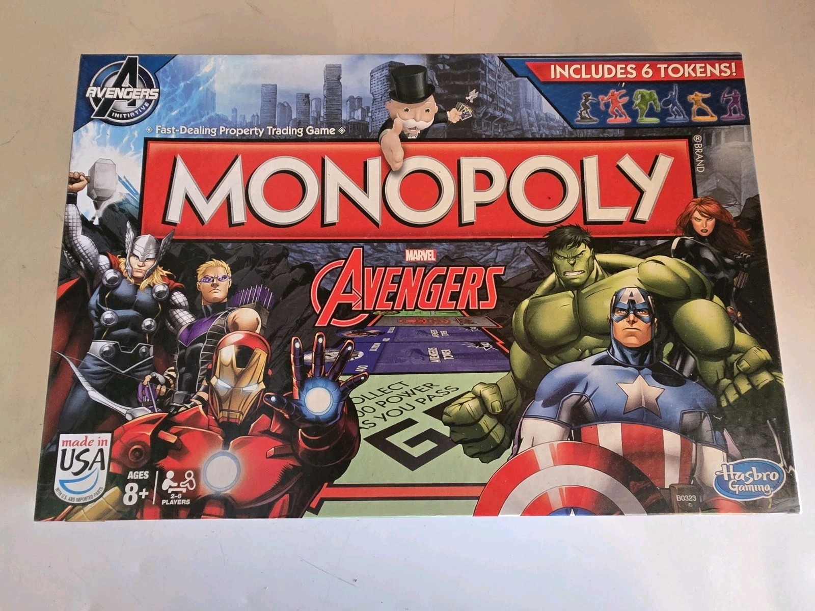 MONOPOLY Board Game – Marvel Avengers Edition – 2014
