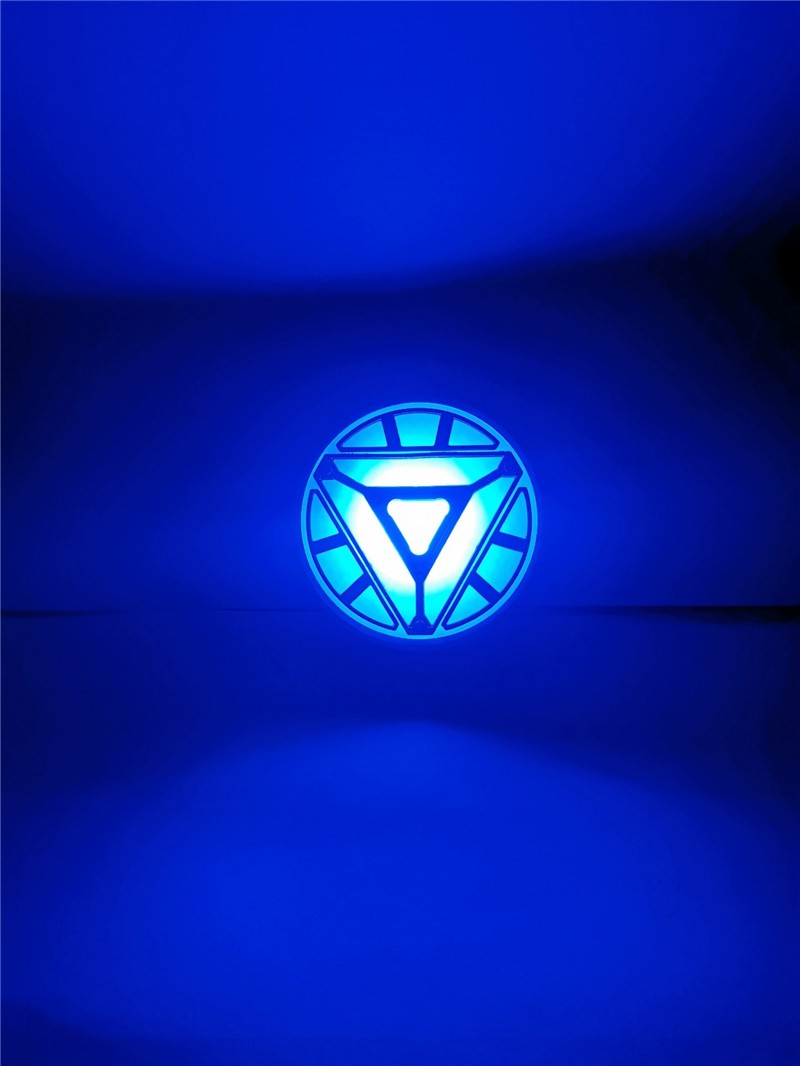 Wearable MK6 Iron Man Arc Reactor Mark 6 LED Tony Chest Light Touch Sensitive