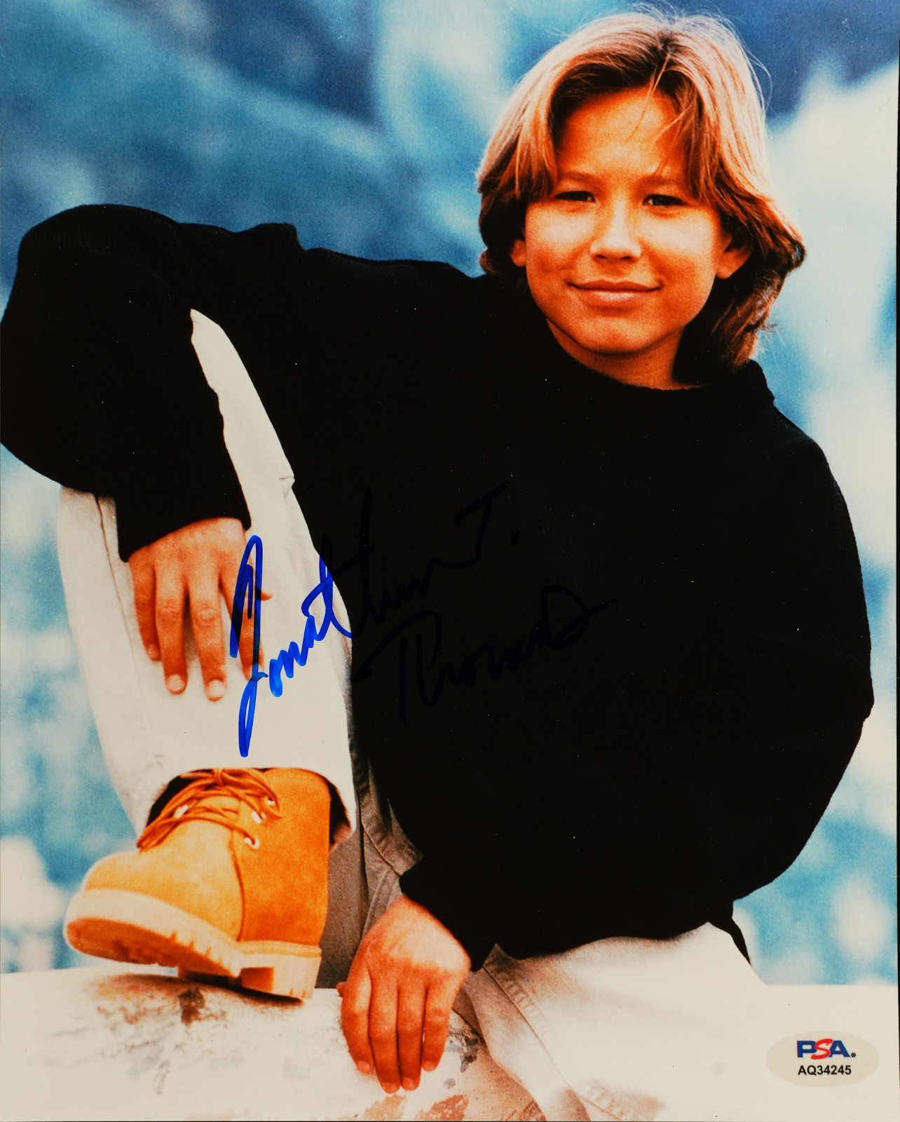 JONATHAN TAYLOR THOMAS SIGNED AUTOGRAPHED 8X10 PHOTO HOME IMPROVEMENT PSA COA
