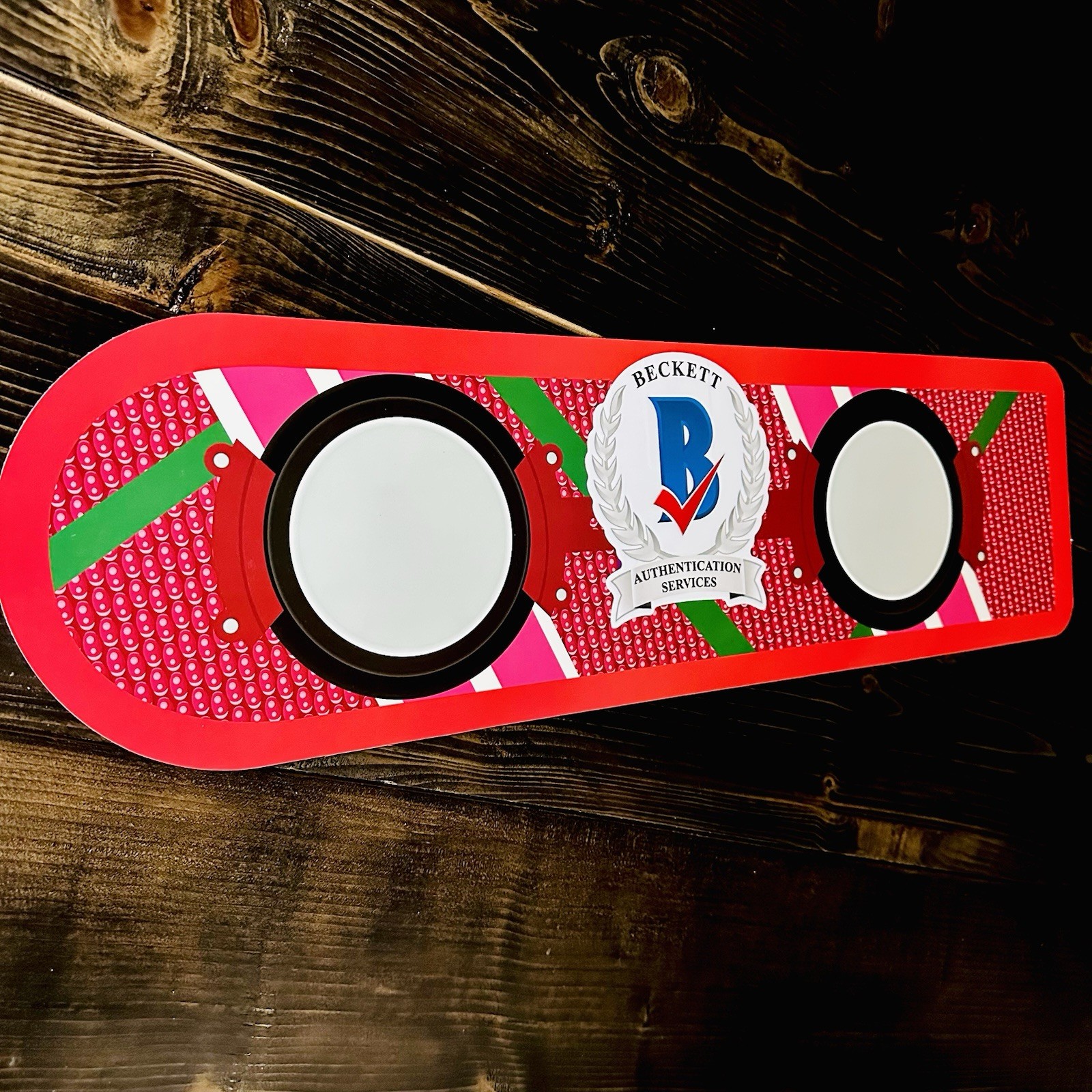 Michael J Fox Christopher Lloyd Signed Hoverboard Back To The Future BECKETT BAS