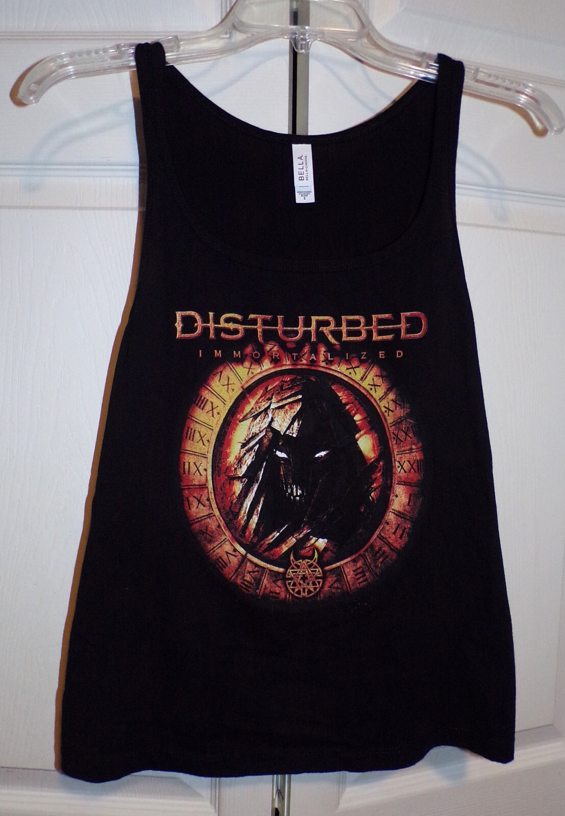 DISTURBED Immortalized Black Tank Top Tour Concert Shirt Women’s Small