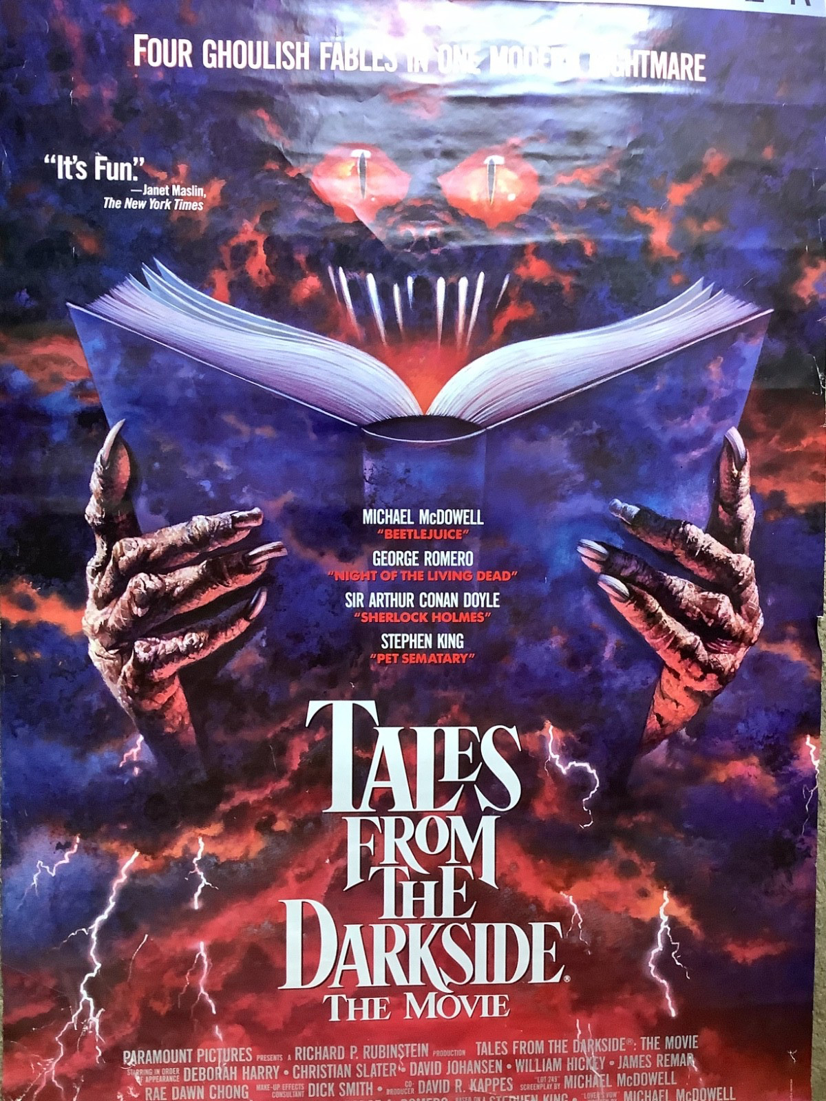 Tales From The Darkside The Movie video poster