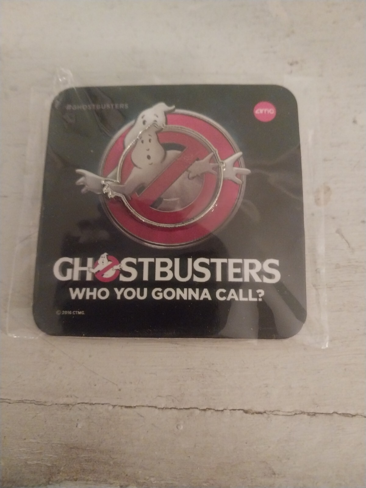 Ghostbusters metal enamel pin 2016 AMC Theaters – Who You Gonna Call?