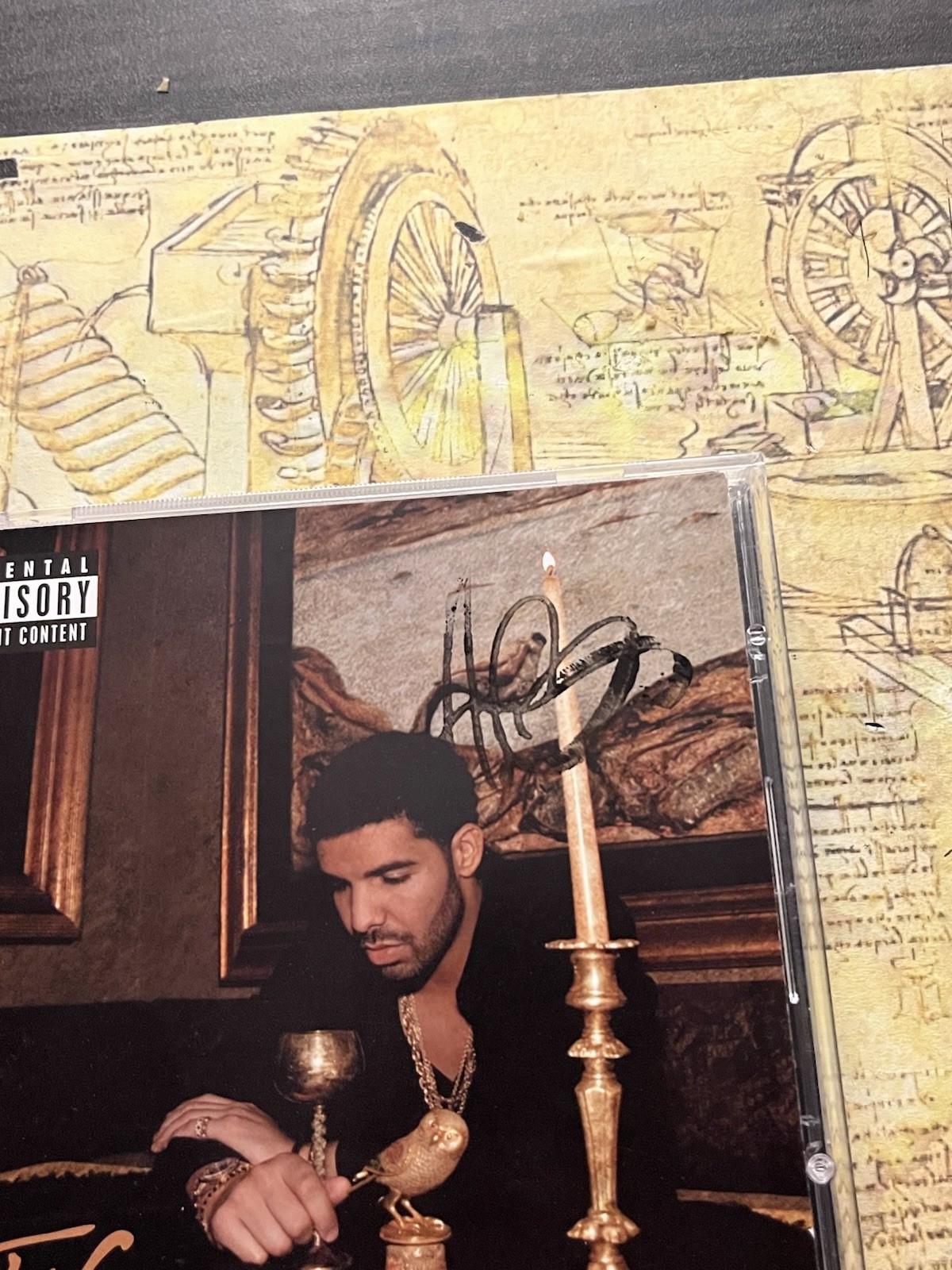 Drake Signed Autographed Take Care Cd Booklet
