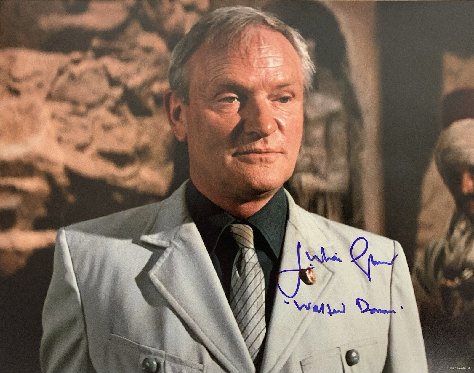 Julian Glover “Indiana Jones ” Signed/Inscribed 11×14 Photo – Everest/Beckett