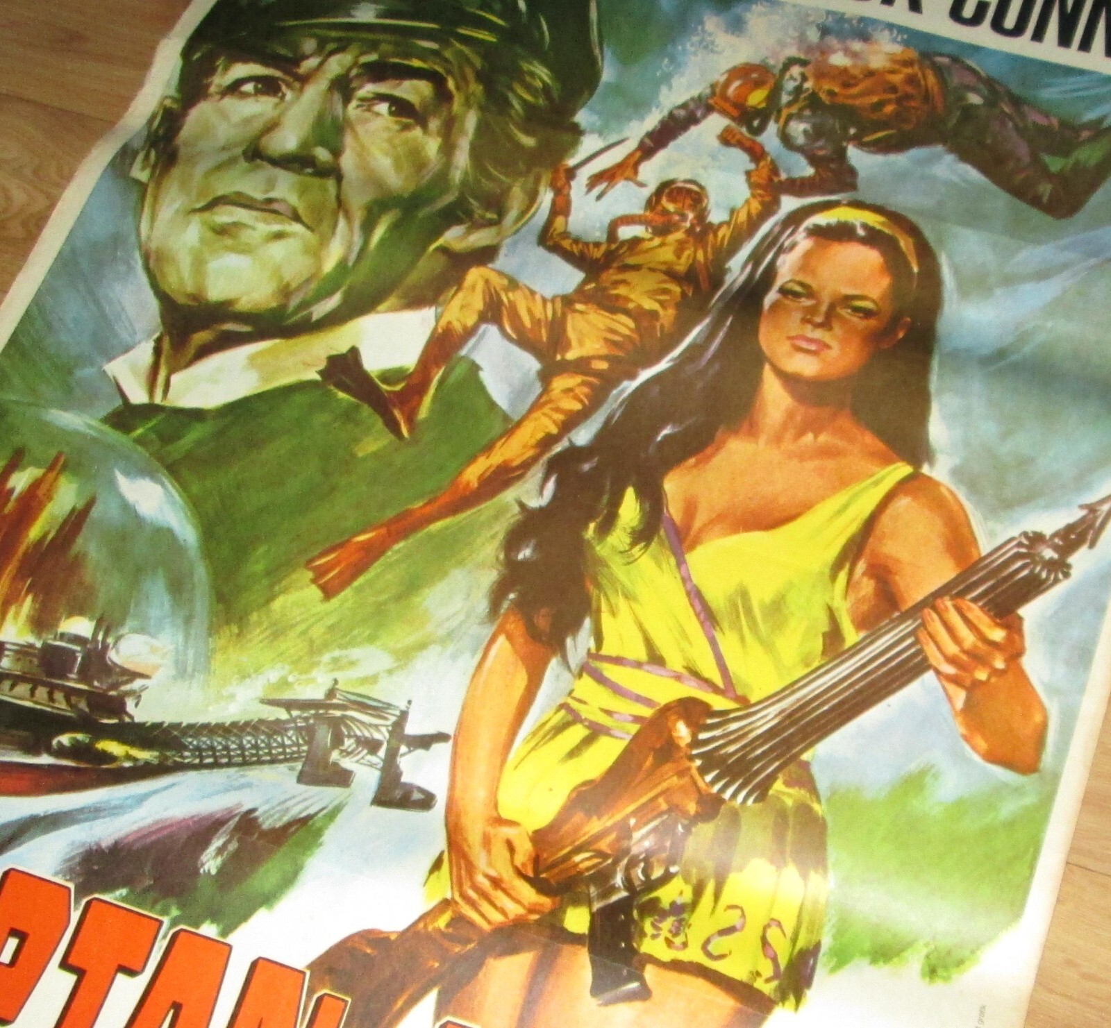 Jules Verne CAPTAIN NEMO 1969 Robert Ryan ORIGINAL 27X40 Turkish Movie Poster