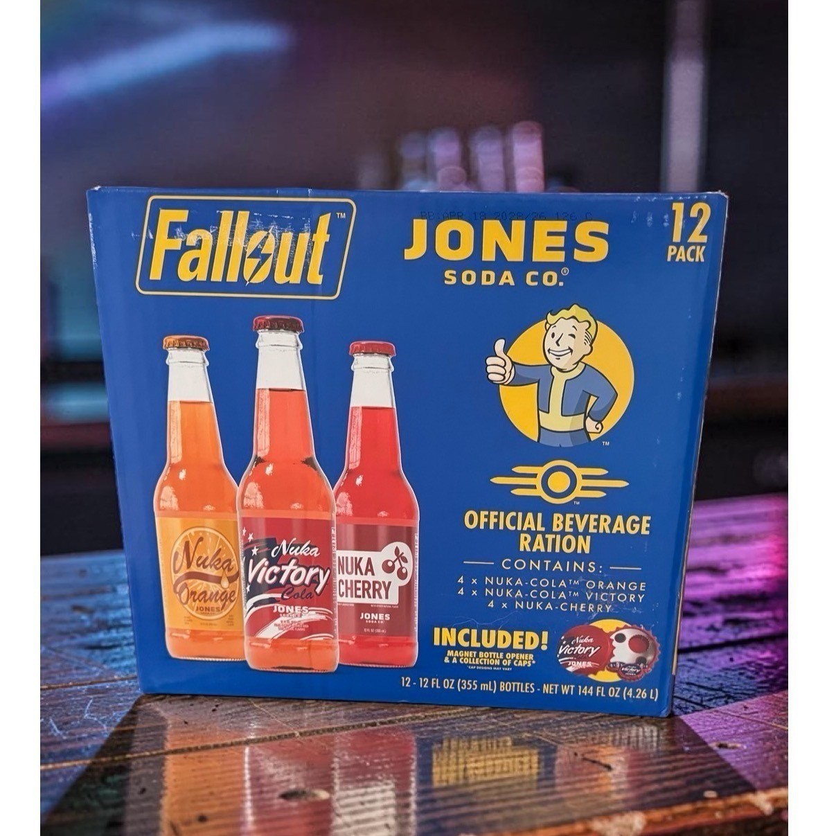 Fallout Jones Soda Co Nuka-Cola Official Beverage Ration 12 Pack Special Edition