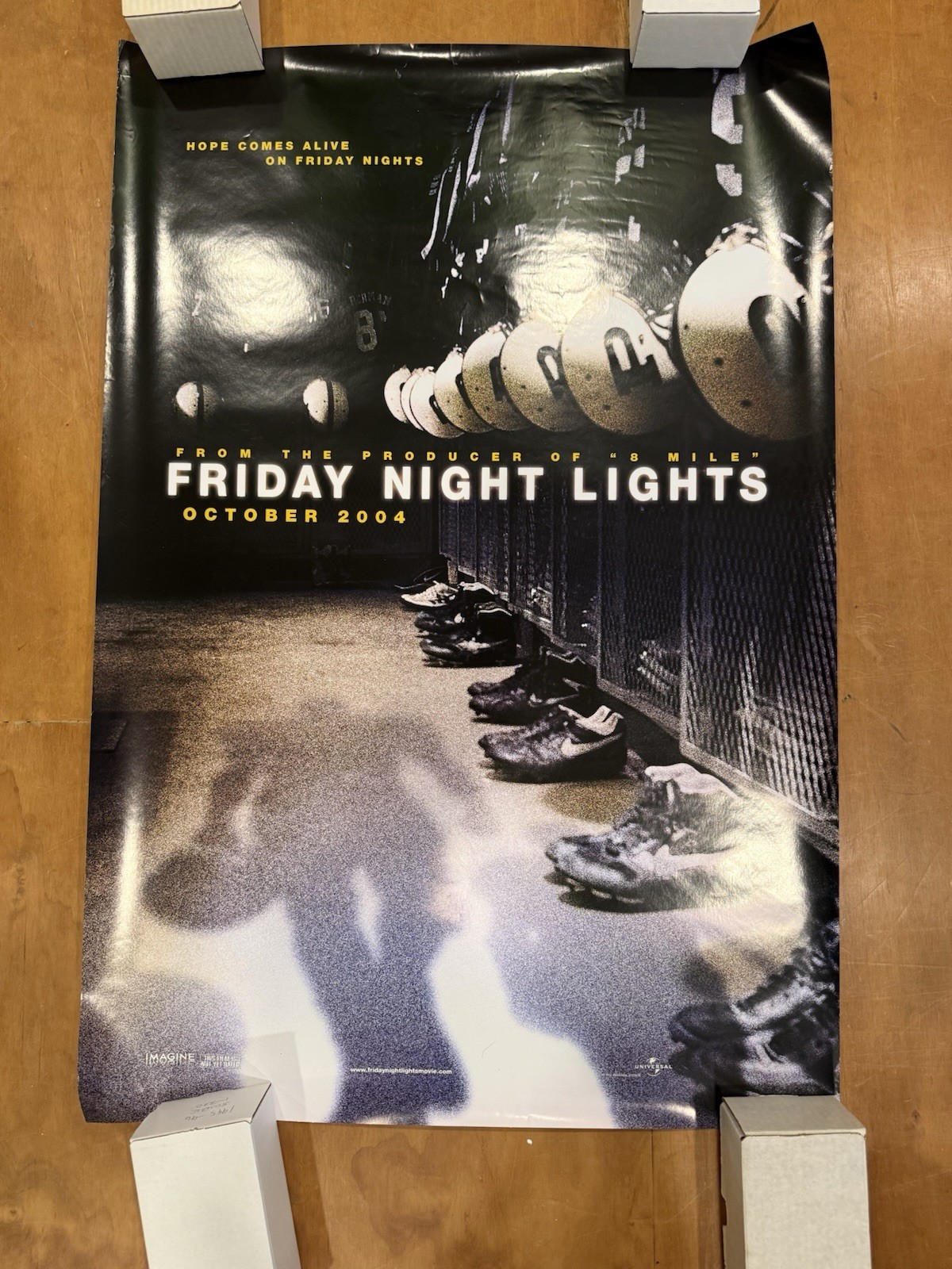 FRIDAY NIGHT LIGHTS (2004) Movie Poster DS Rolled Original 27×40 Authentic Thtr