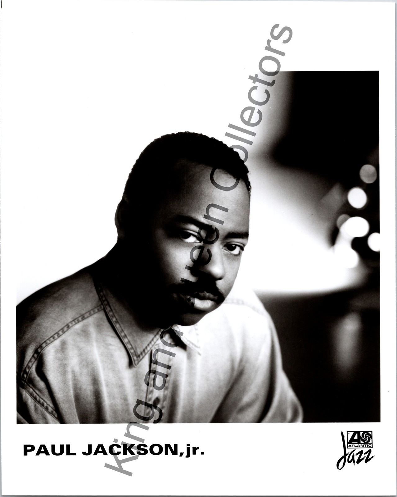 Paul Jackson Jr. Original Atlantic Jazz Jazz Press Photo Publicity Photograph