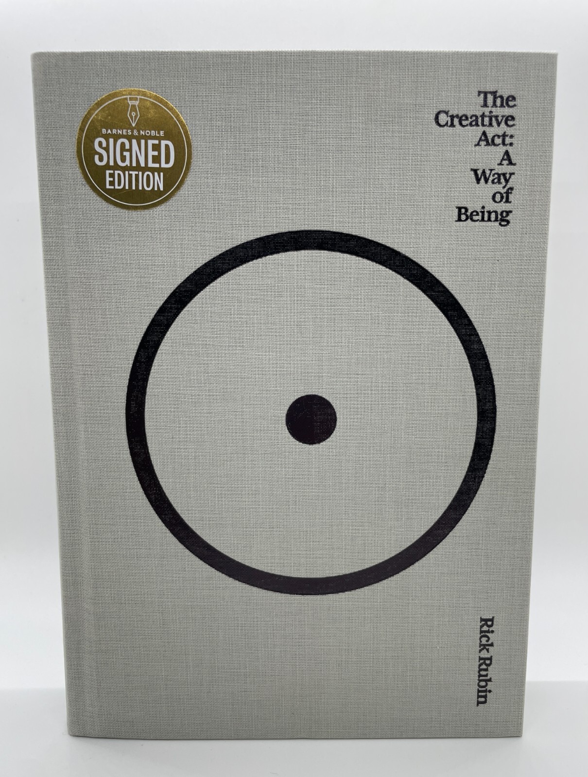 Rick Rubin Signed Book The Creative Act: A Way of Being Autograph JSA COA