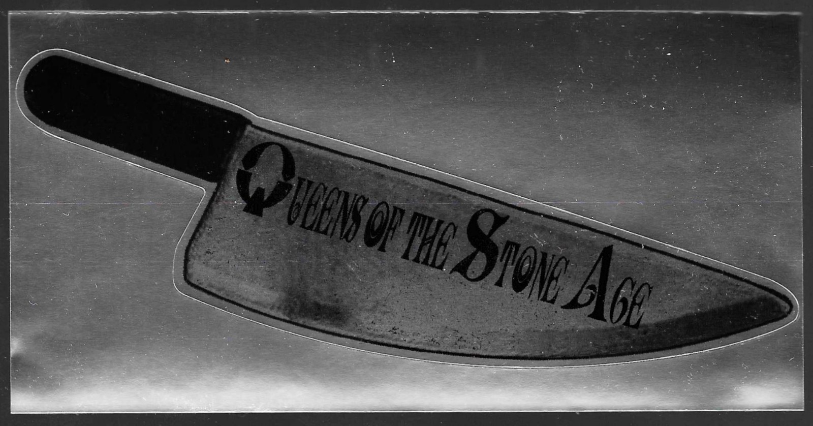 Queens Of The Stone Age Lullabies To Paralyze 3.5 x 6.5 inch promo sticker 2005