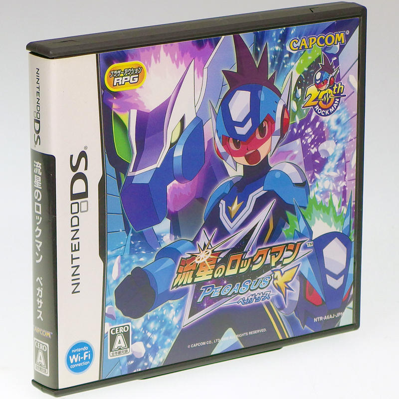Ryuusei no RockMan Pegasus MEGAMAN Nintendo DS Japan Import Complete Very RARE !