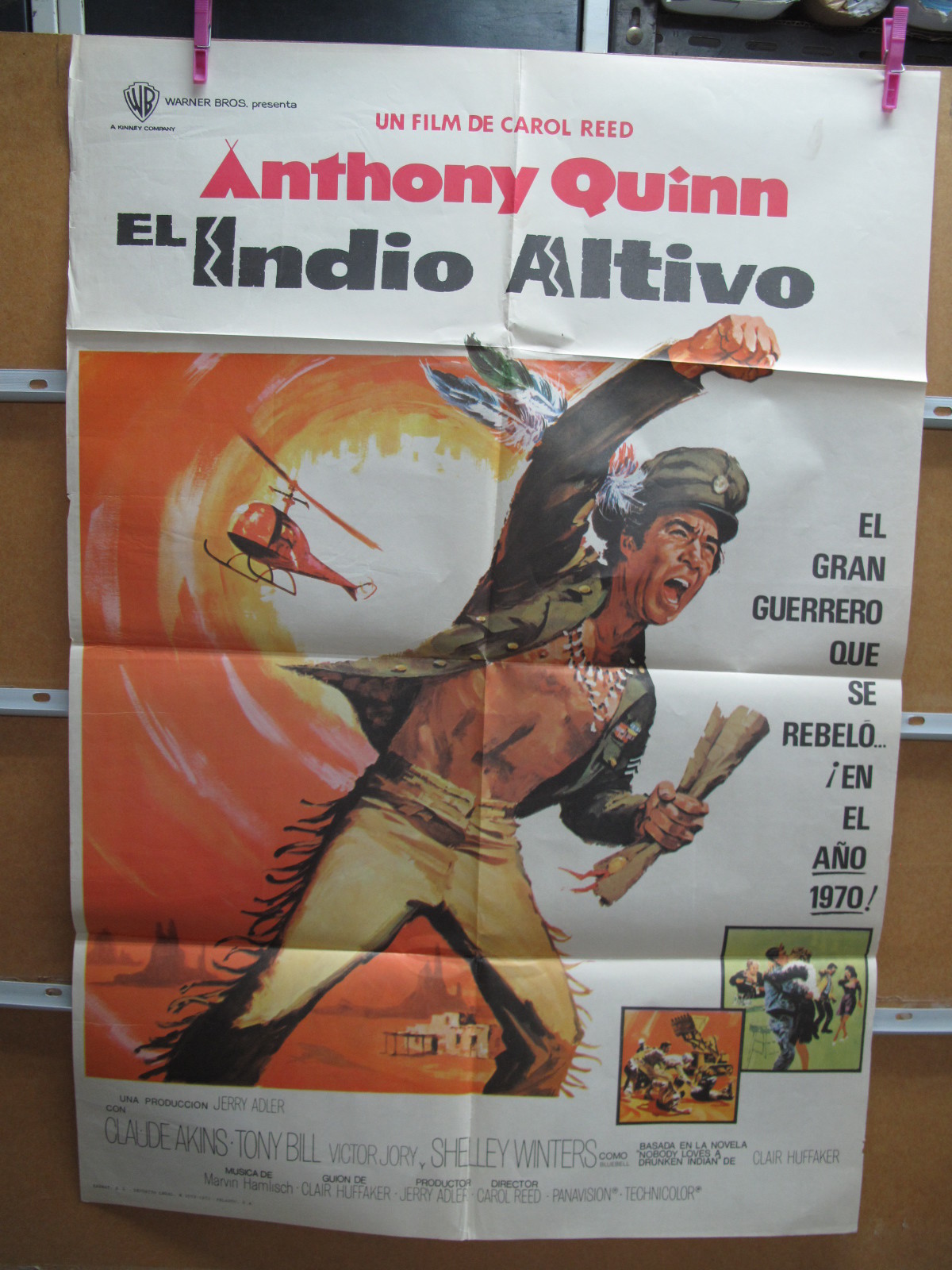A4434 El indio altivo Anthony Quinn, Claude Akins, Tony Bill, Shelley Winters