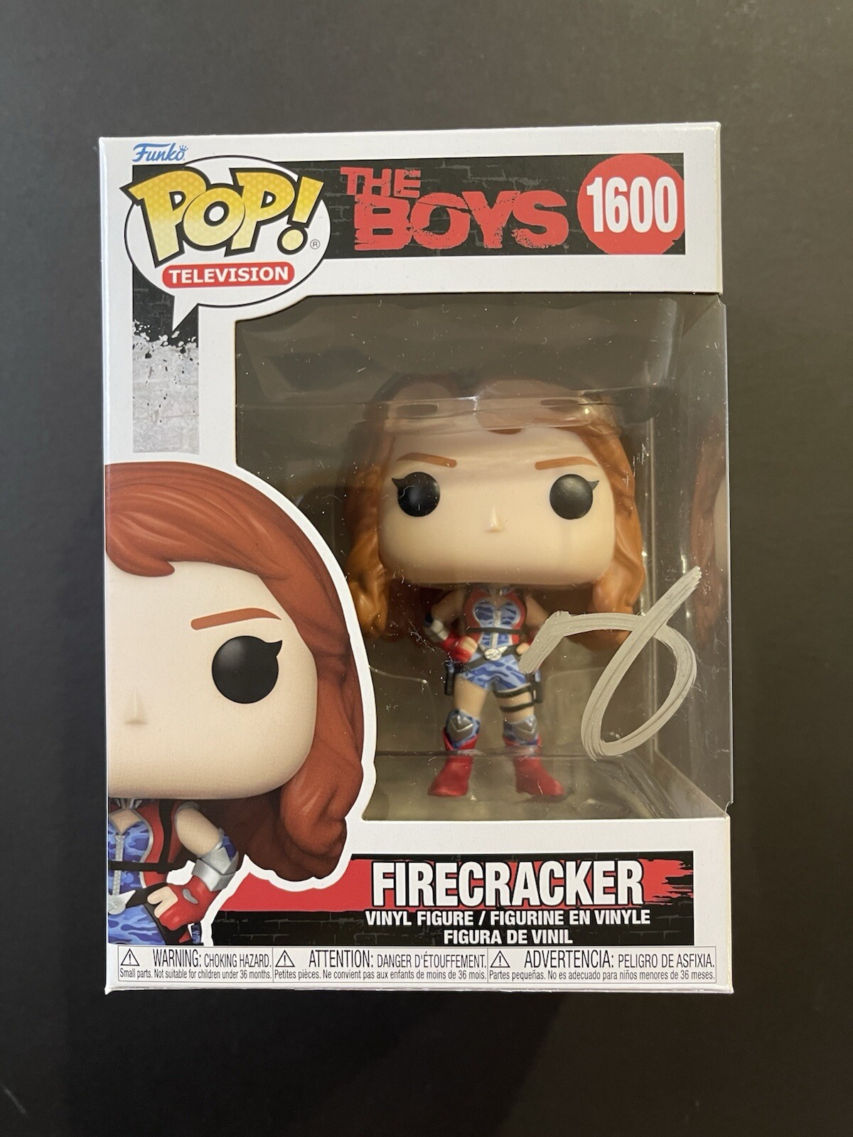 Valorie Curry Signed The Boys Funko Pop With Silver Deco Paint Pen