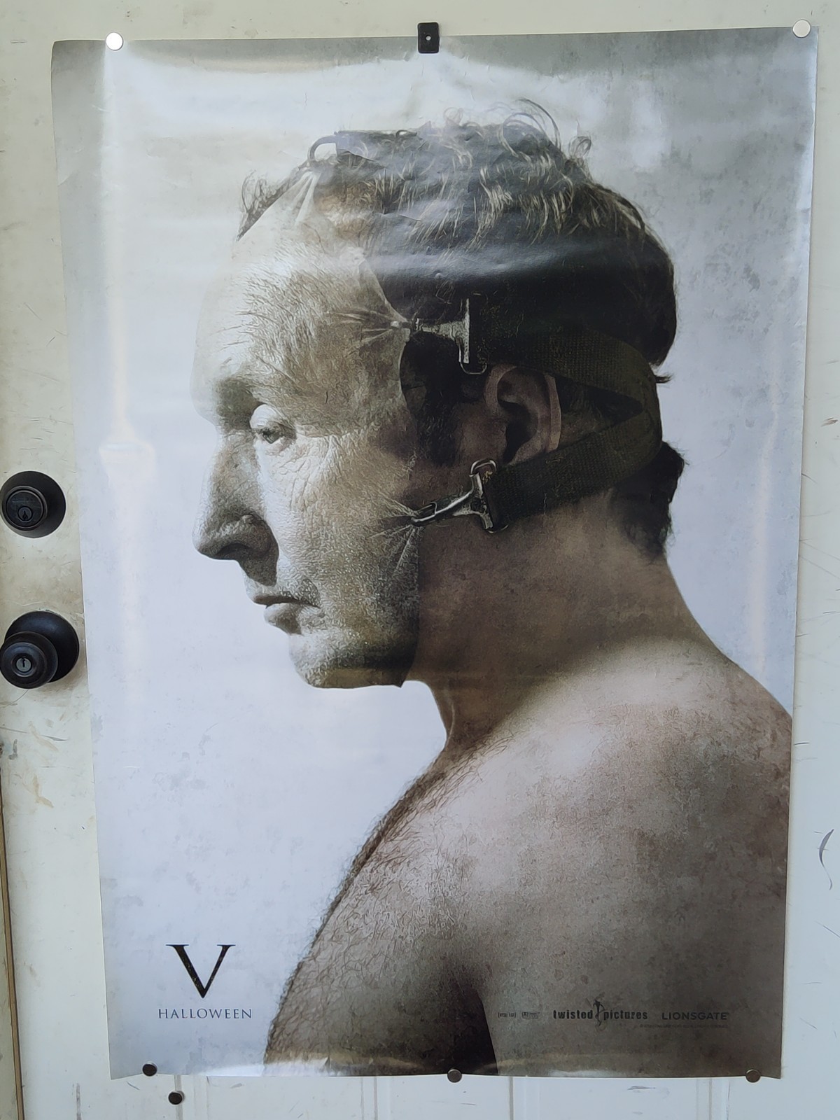 SAW V Movie poster Twisted Pictured Released on Halloween 2008 27×40″