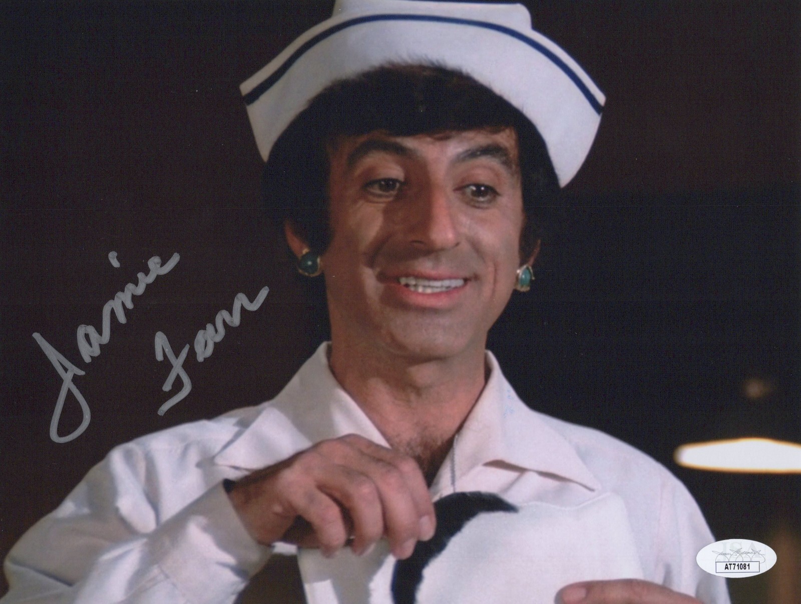 JAMIE FARR Hand Signed MASH 8×10 Photo MAXWELL Q. KLINGER Autograph JSA COA CERT